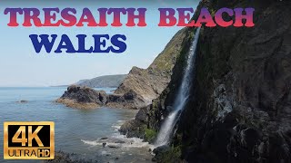 Tresaith Beach amp Waterfall tresaith [upl. by Stephenie189]