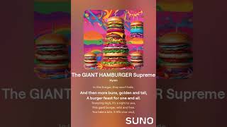 THE GIANT HAMBURGER song by linhmuzikagmailcom ampAI2 [upl. by Abbotson]