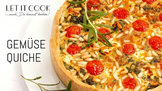 Himmlische Spinat Feta Quiche [upl. by Yonit]