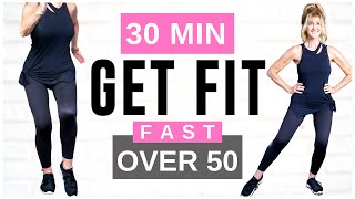 30 Minute GET FIT Indoor Walking Workout For Women Over 50 [upl. by Eirrej343]