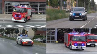 Einsatzfahrten Antwerpen 🇧🇪 Hauptfeuerwache  Polizei  Rettungsdienst  Feuerwehr [upl. by Ayeki]