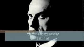 Vladimir Mayakovsky  in English  Lilichka [upl. by Jehovah]