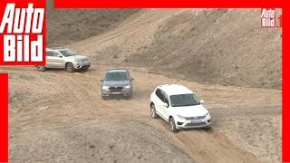 BMW X5 vs VW Touareg und Jeep Grand Cherokee 2015 Review  Fahrbericht [upl. by Akirej]