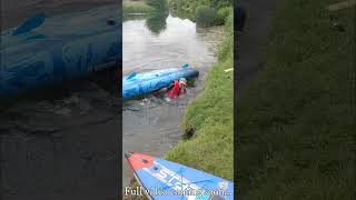 Boating accident man falls in river [upl. by Namad]