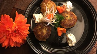 Crab Cakes with Remoulade sauce [upl. by Esile320]