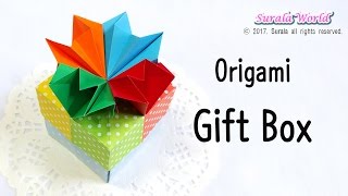 Origami  Decorative Gift Box [upl. by Kosiur68]