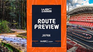 Route Preview  WRC FORUM8 Rally Japan 2024 [upl. by Aronek]