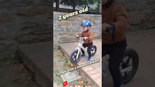 KasianK®  Jumps with a balance bike  home  202410 cycling bikejump balancebike [upl. by Alroi]