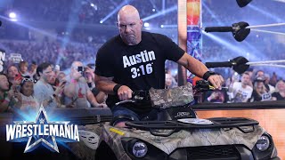 quotStone Coldquot Steve Austin returns at WrestleMania WrestleMania 38 WWE Network Exclusive [upl. by Nova120]