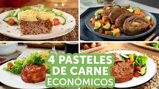 4 pasteles de carne económicos  Kiwilimón [upl. by Euqinommod21]