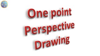 One point perspective drawing [upl. by Acissev]