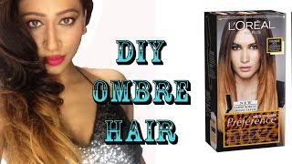 DIY OMBRE Hair Colour Tutorial Loreal Preference Wild Ombre Kit [upl. by Valora971]