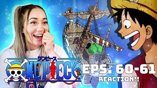 ENTER THE GRAND LINE FIRST TIME WATCHING ONE PIECE Episodes 60 amp 61 REACTION [upl. by Dennison]