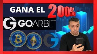 👨🏻‍🏫ENSEÑO COMO FUNCIONA GOARBIT🤑 GANA DINERO DESDE CASA🤑 😱DUPLICA TU DINERO 200😱 [upl. by Asirrac]