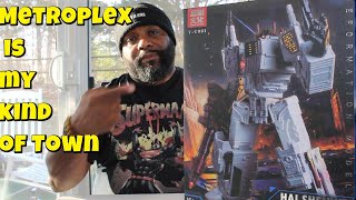 Transformers Siyang Culture YC001 Vladivostok Legend scale Metroplex Review amp Lights Installation [upl. by Dru]