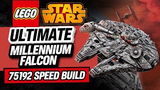 Part 1Lego  Star Wars  Ultimate Collector Series  Millennium Falcon  Speed Build  75192  ASMR [upl. by Swerdna]