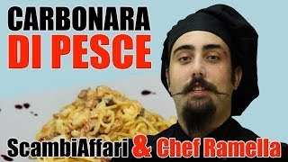 Carbonara di pesce ricetta quotShockquot [upl. by Araz]