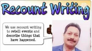 Recounting the past events ✍  Recount Writing ✍ [upl. by Verdi]