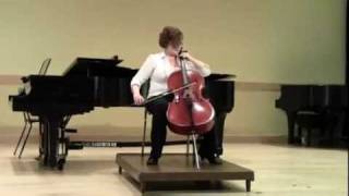 Ligeti Sonata for Solo Cello mvt 1 Jamie Grantcello [upl. by Annovad829]