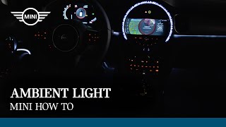 MINI Ambient Light  MINI HowTo [upl. by Nilek]