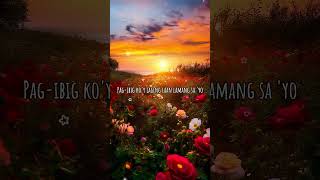 Minamahal Kita Female Version Cover By Aila Santos Lyrics Video singer opm coversong opm [upl. by Ellednahc]