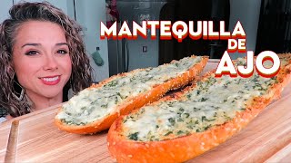 Mantequilla de ajo para los panesPAN DE AJOMarisolpink [upl. by Ydac]