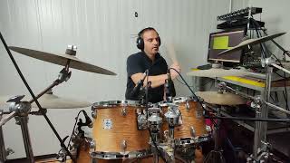 Luther Vandross  Never Too Much drum cover [upl. by Ayardna]