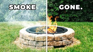 Stop the Smoke Do THIS to Your Fire Pit [upl. by Nnorahs]