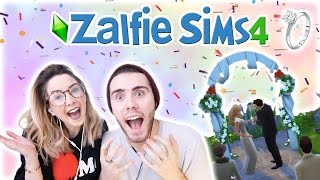 Zalfie Wedding Day  Zalfie Sims Edition 15 [upl. by Novick708]