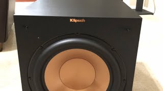 Klipsch R12SW wired subwoofer [upl. by Omura]