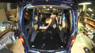 Camping Premium Camper VW T5 California Conversion Part 1 Transporter to Cali [upl. by Ahtis]