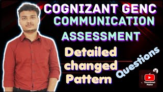 COGNIZANT Communication Round Pattern amp Detailed Questions for PAT GenC Role  Must Watch Questions [upl. by Mendie]