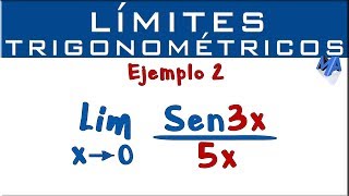 Límites Trigonométricos  Ejemplo 2 [upl. by Derby218]