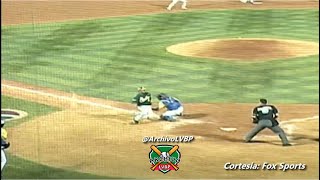 Espectacular Out de Endy Chavez  Caribes de Oriente vs Navegantes del Magallanes 20042005 LVBP [upl. by Kermy]