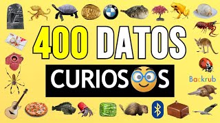 ¡400 DATOS CURIOSOS Del MUNDO En 1 HORA ⏰😯 1  Zarpado [upl. by Elatsyrk]