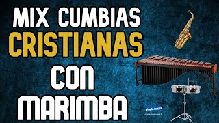 MIX DE CUMBIAS CRISTIANAS CON MARIMBA  CON SABOR 2 MUSICA DEL REY [upl. by Gratt]