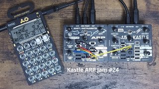 Bastl Kastle Arp 24 with Kastle Synth and tonic [upl. by Arvid]