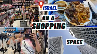 I went shopping  Azrieli Mall Tel Aviv  Urbanica  Travel to Israel  Tel Aviv Vlog [upl. by Nadbus]