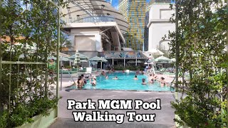 Park MGM Pool Walking Tour [upl. by Hufnagel]