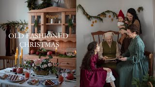 Old Fashioned inspired Christmas 🛷 Victorian 🎄 Decorations Recipes and Table Setting Idea 🕯 [upl. by Celia74]