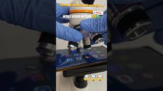 Mobile Screen Germs 🤯🤯 ❌facts smartphone microscope testing [upl. by Adriel]