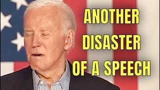 More Slurring and Mistakes for Confused JOE BIDEN during latest Speech 🤦‍♂️ [upl. by Wales]