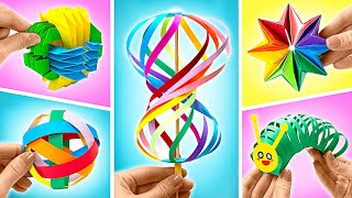 12 DIY Super Cool Paper Fidget Toy Crafts  Tutoriel amusant et facile 💡 [upl. by Mazman]