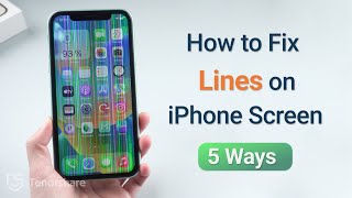 How to Fix Lines on iPhone Screen  5 Ways to Fix It  2024 Full Guide [upl. by Yoccm668]