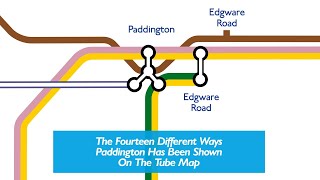 How Paddington Has Changed On The Tube Map [upl. by Latnahc]