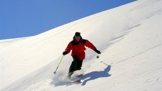 Learn to make telemark turnsPart 1 [upl. by Durrej]