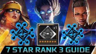 THE ULTIMATE 7 STAR RANK 3 GUIDE The Best Options for Your Catalysts and 23 Rank Up Gems  Mcoc [upl. by Adahs]