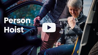 Person Hoist  Easy Vehicle Access from Mobility in Motion [upl. by Gnouv]