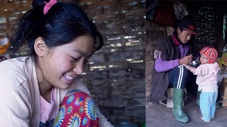 manjita cooking noodles shepherdlifeofnepal [upl. by Krahling]