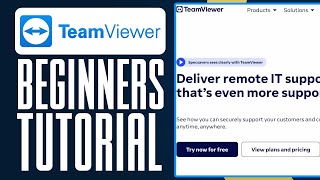 How To Use TeamViewer 2024 TeamViewer Tutorial [upl. by Ahtekal763]